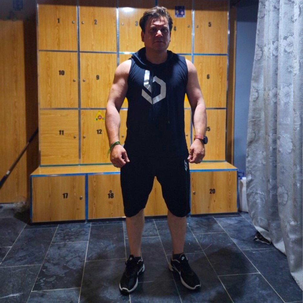 Summer Gym Hooded Short Track Suit axiamrt products images (1) Summer Gym Hooded Short Track Suit, Breathable A1 Jersey Fabric, Super Stylish Sportswear for Men - Image 2