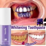 Original Teeth Brightening Hismiles V34 Colour Corrector Serum, Instant Teeth Whitening Solution, with Micro Nano Toothbrush for Sensitive Gums, Deep Cleaning Soft Bristles, Gentle Gum Care Combo - Image 5