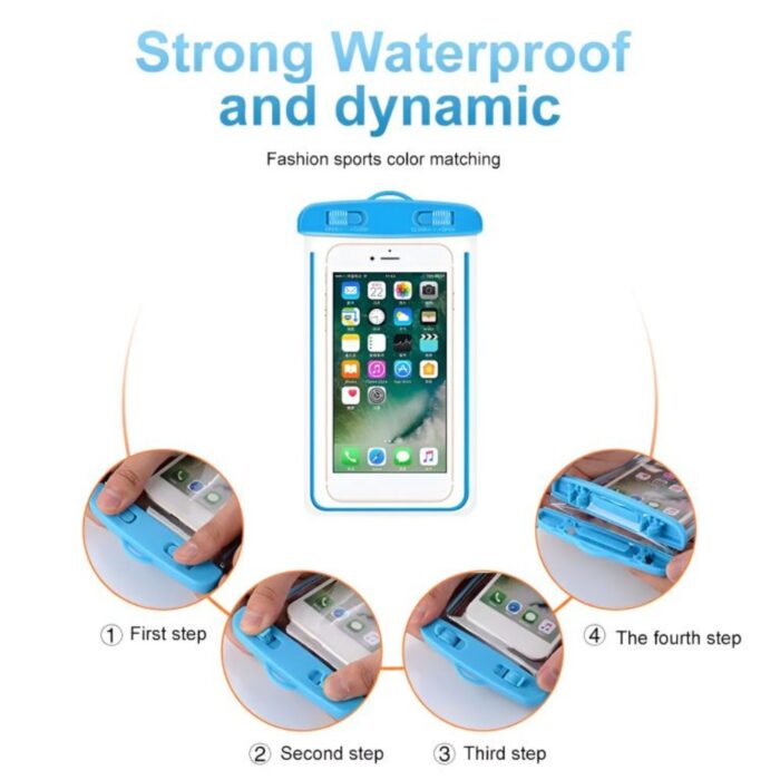Universal Waterproof Mobile Cover 📱💦 – Durable, Touchscreen-Friendly (No-1 Mobile Pouch) for All Smartphones in Pakistan - Image 2