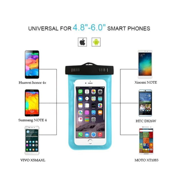 Universal Waterproof Mobile Cover 📱💦 – Durable, Touchscreen-Friendly (No-1 Mobile Pouch) for All Smartphones in Pakistan - Image 8