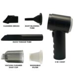120W 4-in-1 Portable Vacuum Cleaner Suction, Blower, Inflator & Dust Collector Powerful Multi-Function Handheld - Image 6