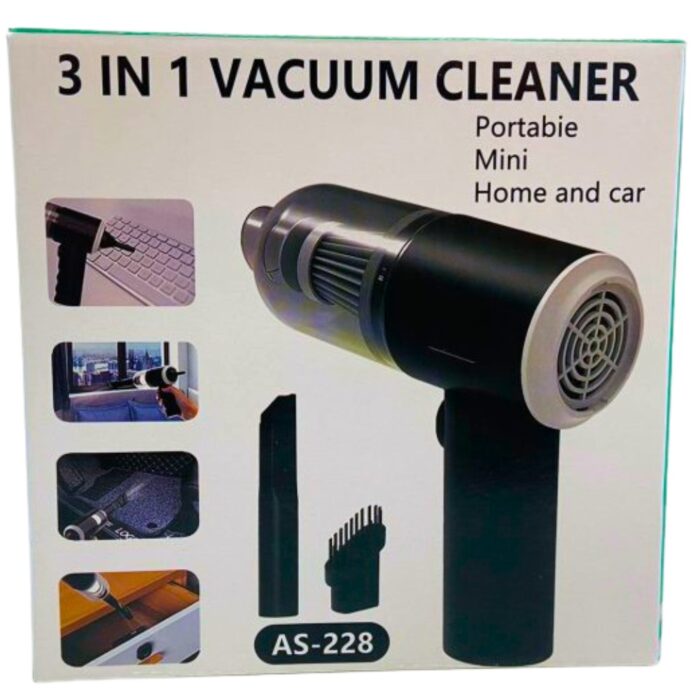 120W 4-in-1 Portable Vacuum Cleaner Suction, Blower, Inflator & Dust Collector Powerful Multi-Function Handheld - Image 4