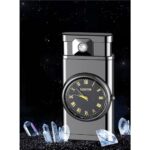 Refillable Fancy Watch Lighter Stylish Metal Timepiece with Windproof Blue A1 Jet Super Flame and Push-Button Ignition - Image 6