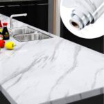 Marble Style Self-Adhesive Wallpaper Sheets Waterproof, Heat Resistant & Easy to Apply Wall Stickers, Marble Sheets & Wall Paneling - Image 9