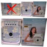 Original Large Electric Portable Air Cooler Fan with Humidifier 💨, LED Night Light & Mist Spray | Mini Portable AC 🌬️, Quiet Fan for Room, Travel & Office in Pakistan - Image 2