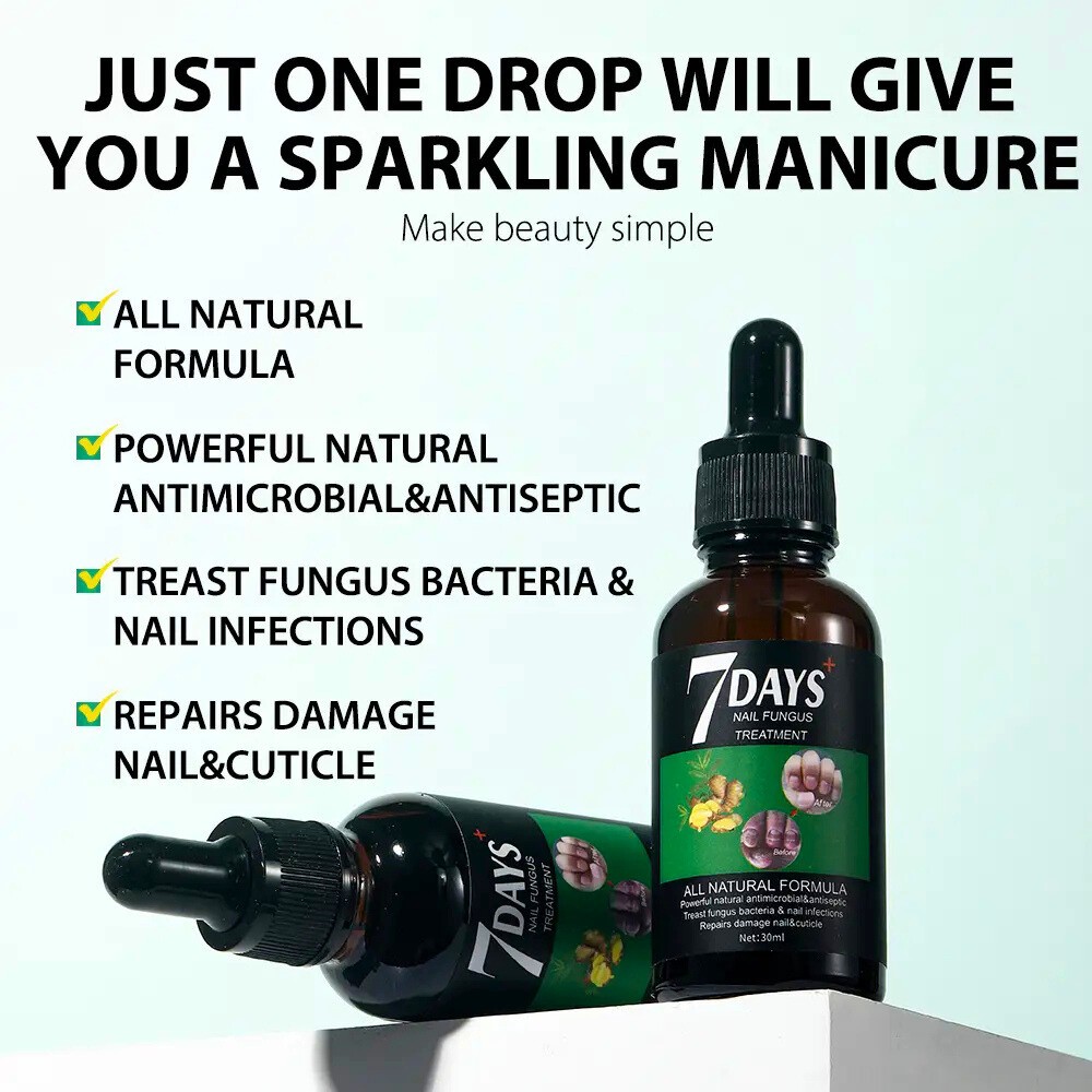 Enhanced Nail Fungus Treatment Serum 30ml glazmart (4) Enhanced Nail Fungus Treatment Serum 30ml – 7-Day Repair Solution, Natural Antifungal Nail Care - Image 2