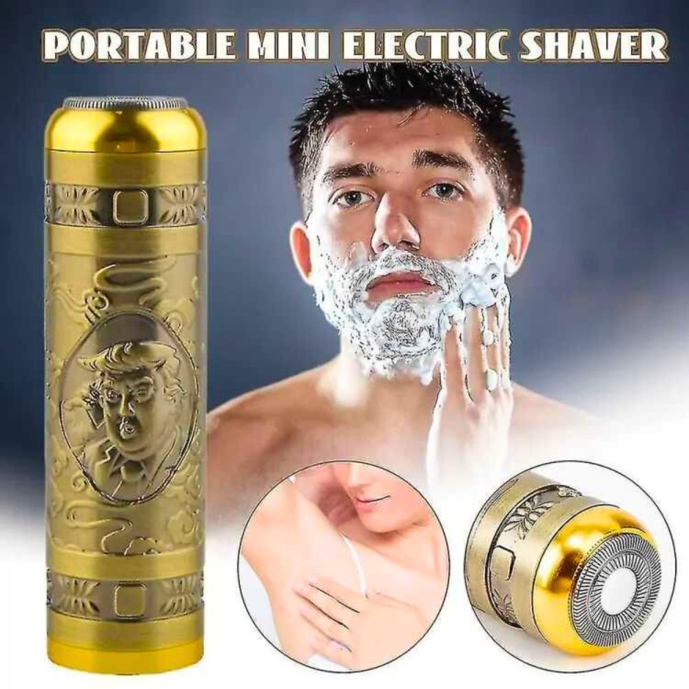 T8 Metal Body Trimmer glazmart (1) T8 Metal Body Trimmer, Portable Men’s Electric Shaver, Beard and Mustache Groomer, USB Rechargeable, Low Noise, Skin-Friendly Blades - Image 2
