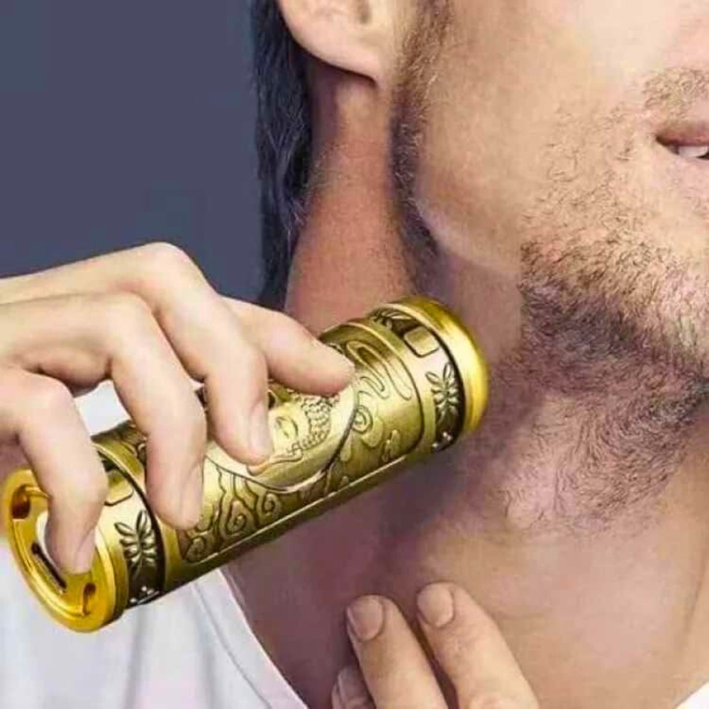 T8 Metal Body Trimmer glazmart (2) T8 Metal Body Trimmer, Portable Men’s Electric Shaver, Beard and Mustache Groomer, USB Rechargeable, Low Noise, Skin-Friendly Blades - Image 1