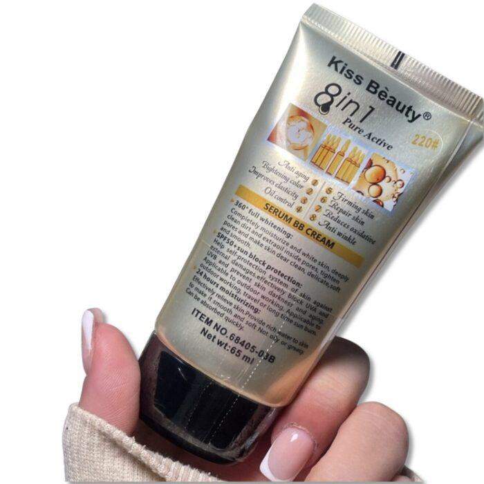 8-in-1 BB Collagen Liquid Foundation, Super Full Coverage Hydrating Long Lasting Formula, 65ml, Shades 110 and 115 - Image 2