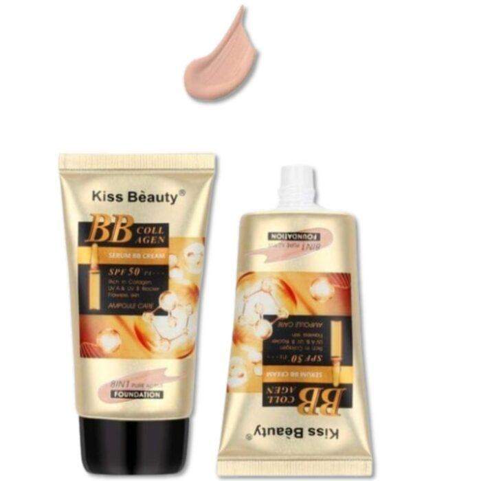 8-in-1 BB Collagen Liquid Foundation, Super Full Coverage Hydrating Long Lasting Formula, 65ml, Shades 110 and 115 - Image 3