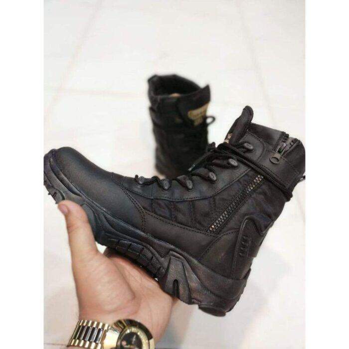 Men's Comfortable Black Delta Boots – Soft, Cozy, Durable Daily Wear Ankle Boots (Sizes 40–44) - Image 4