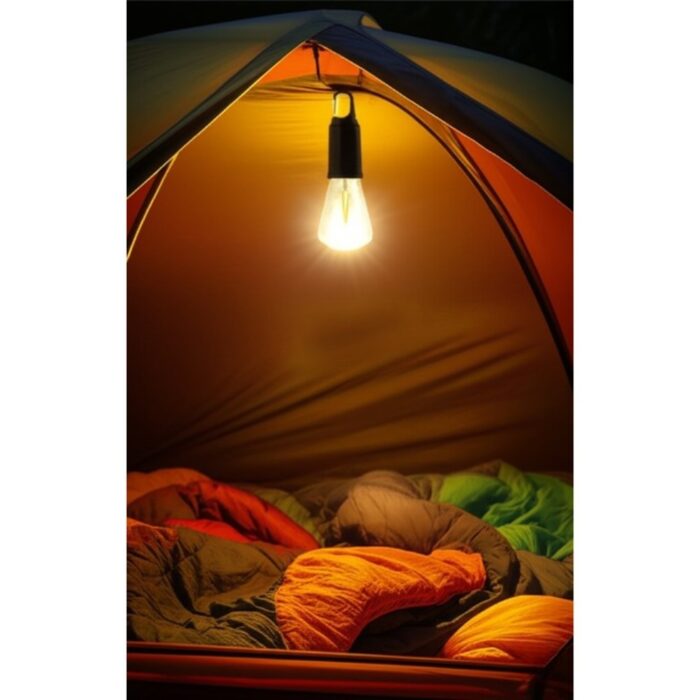 Camping Rechargeable LED Bulb with Type-C Charging Cable Super Portable Hanging A1 Light for Outdoor Adventures, Hiking, Emergency & Tent Lighting - Image 3
