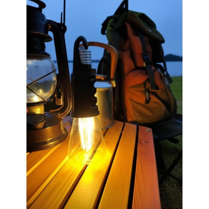 Camping Rechargeable LED Bulb with Type-C Charging Cable Super Portable Hanging A1 Light for Outdoor Adventures, Hiking, Emergency & Tent Lighting - Image 2