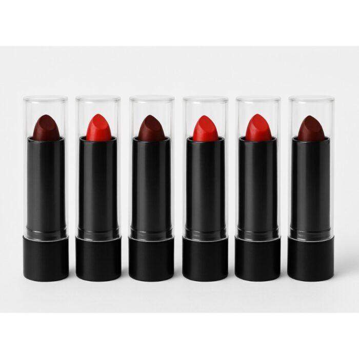 Casual Use Creamy Lipstick, Bold Smooth Red Shades, 10x Long-Lasting and Moisturizing - Image 4