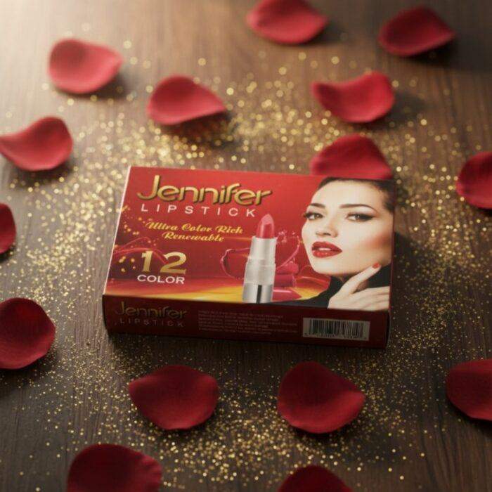 Casual Use Creamy Lipstick, Bold Smooth Red Shades, 10x Long-Lasting and Moisturizing - Image 3