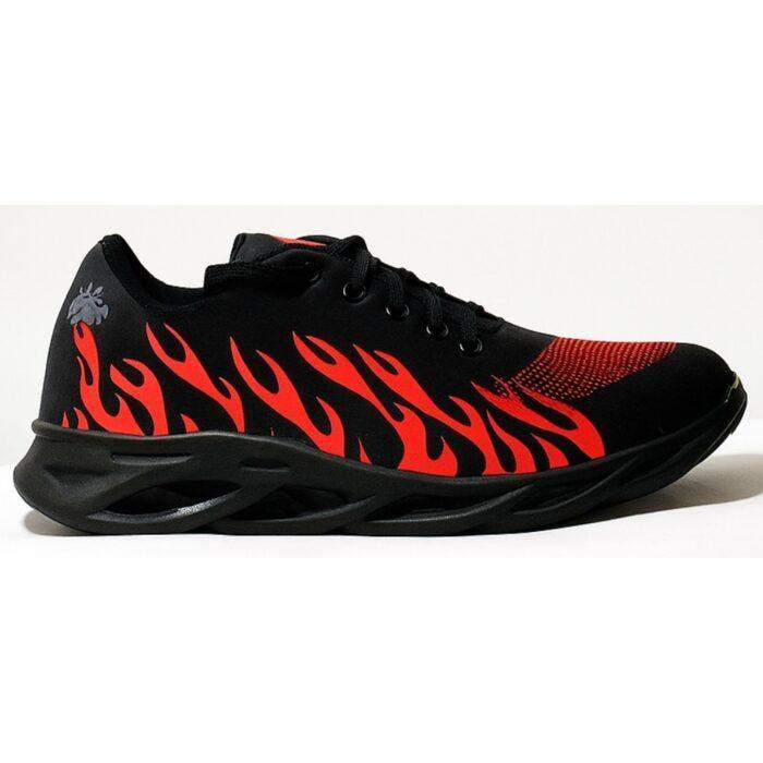 Men’s Super Comfortable Joggers, White Fire & Red Fire, 100% Soft, Cozy, and Stylish Daily Wear - Image 3