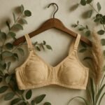 Cotton Plain Non-Padded Bra for Women, Lightweight Comfortable Everyday Wear, Soft Breathable Fabric, Sizes 32–42, Beige - Image 2