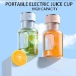 1600ml Super Portable Rechargeable Cordless Barrel Electric Food Juicer - Image 3