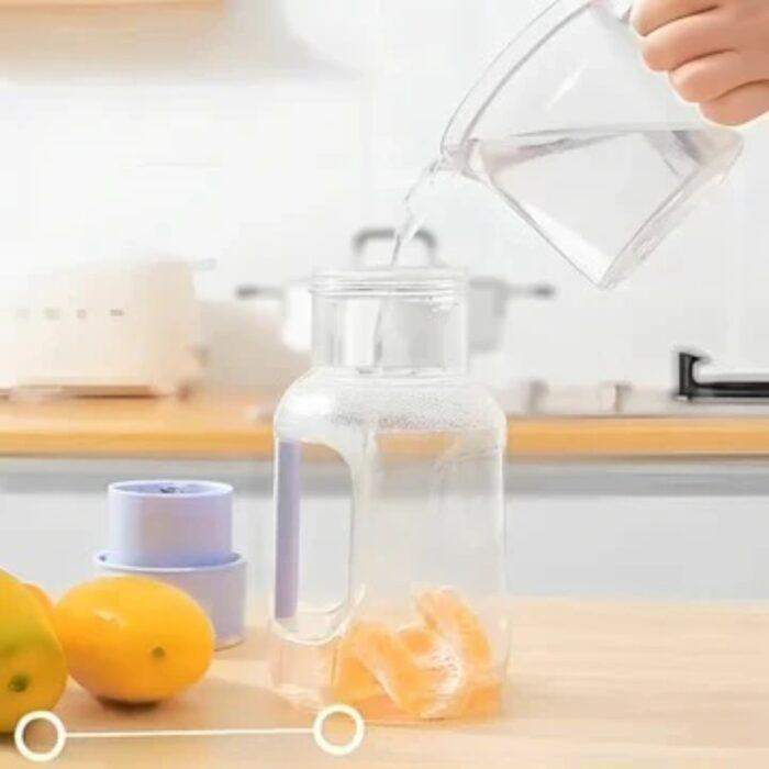 1600ml Super Portable Rechargeable Cordless Barrel Electric Food Juicer - Image 2