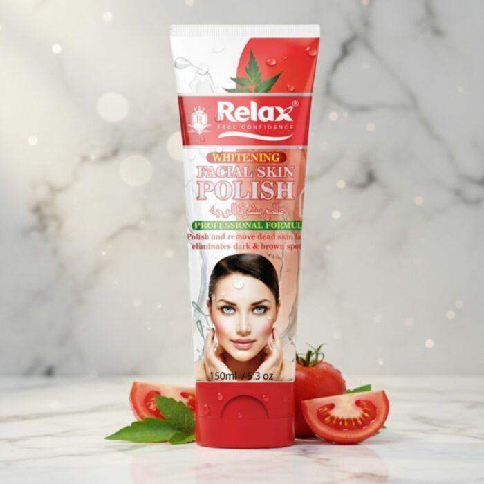 Relax Whitening Facial Skin Polish Brightening & Smoothing Formula for Radiant, Healthy-Looking Skin 150ml - Image 2