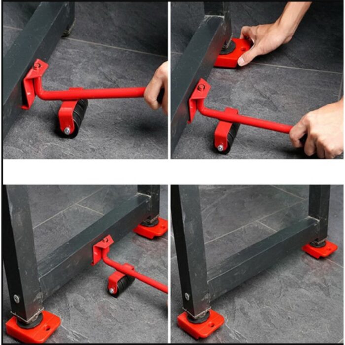 Heavy Furniture Mover Tool Set Ergonomic Design with 360° Rotating Pads & 150kg Load super Capacity - Image 2