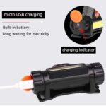 Rechargeable High Power LED Headlamp Waterproof Outdoor Headlight with Adjustable Super Brightness, Magnetic Side & Ergonomic A1 Strap - Image 4