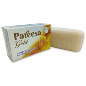 Shop Pareesa Gold Honey & Almond Soap moisturizes and nourishes your skin daily. Infused with honey and almond extracts, it leaves skin soft, smooth, and naturally glowing.