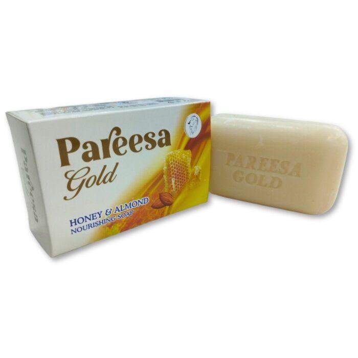 Pareesa Gold Honey & Almond Soap Super Moisturizing and Nourishing Daily Skincare for Soft, Smooth Skin All in 1 - Image 3