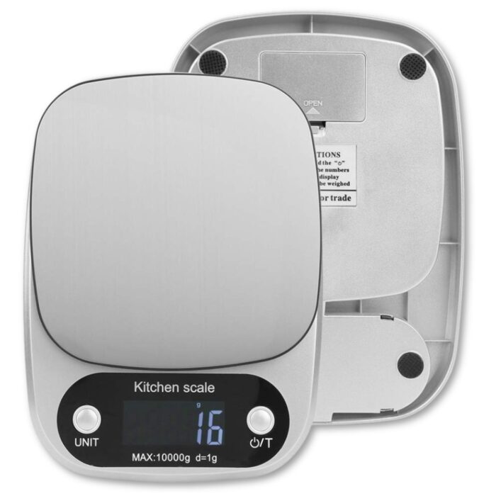 Kitchen Digital Weight Scale, Electronic Kitchen Scale 1g–10000g, Super Silver - Image 5