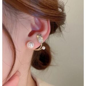 Korean Flower Earrings 