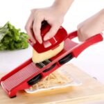 10-in-1 Mandolin Slicer Vegetable Cutter, Stainless Steel Super Blade Multi-Function Kitchen Tool