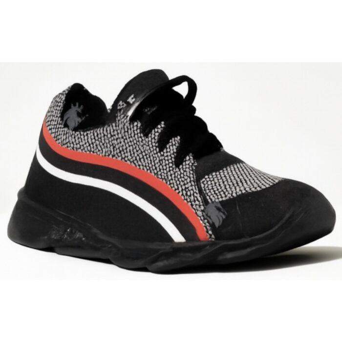 Men Rubber Comfortable Joggers – Red Line Design, Soft and Cozy Daily Wear Footwear in Sizes 39–44 - Image 2