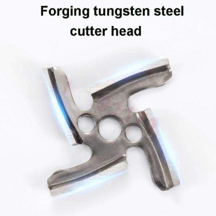 Grinder 100% High Quality Multifunctional Meat Mincer, Manual Vegetable Chopper Blender, ABS + Stainless Steel Kitchen Cooking Tool - Image 4