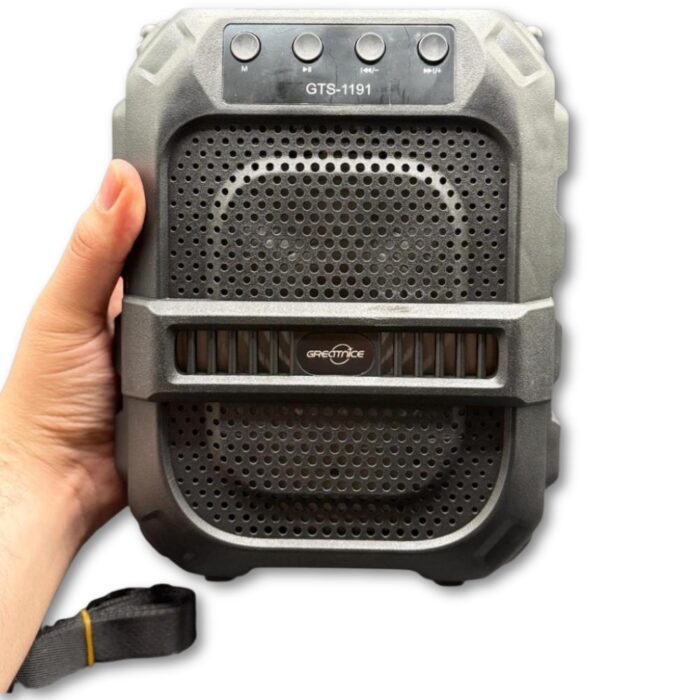 Wireless Portable Bluetooth Speaker with 6.5" Subwoofer, FM Radio, USB/AUX/TF Support & 1200mAh Super Battery, GTS-1191 10W - Image 6