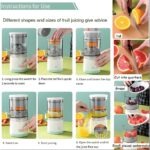 Portable Electric Citrus Juicer – Rechargeable Wireless Juice super Extractor All in 1 - Image 2