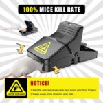 Heavy Duty Reusable Plastic Mouse Trap Durable, Super Safe & Humane Rodent A1 Control Trap for Indoor & Outdoor Use - Image 3