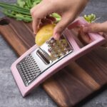 Multipurpose Handheld Vegetable Peeler and Grater, Stainless Steel Sharp Cutter Head, Durable super Rust Proof All-Purpose Kitchen Tool all in 1