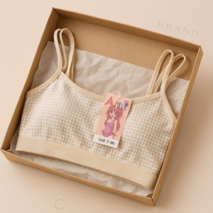 Dotted Style Soft Malai Bra for Girls