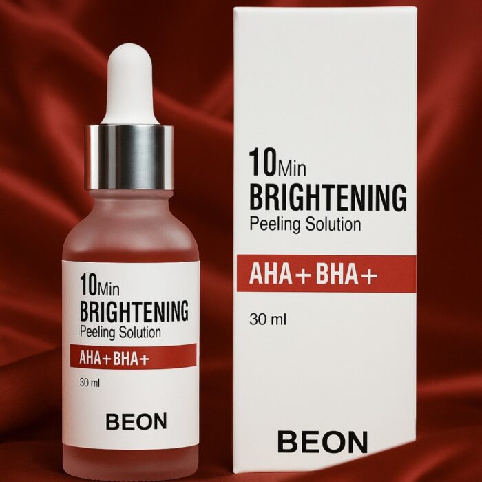BEON 10 Min Brightening Peeling Solution AHA + BHA Exfoliating Facial Treatment for Radiant, Smooth & Even Skin, 30ml - Image 1