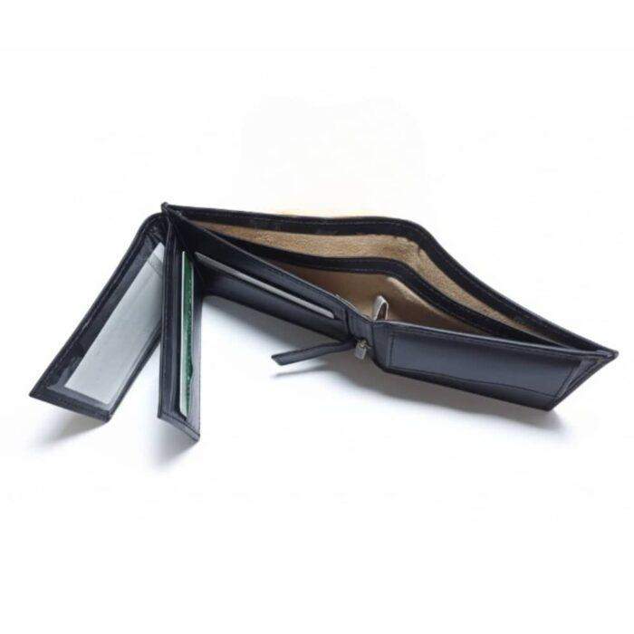 Original Cow Leather A1 Handmade Men’s Wallet Premium Slim Bifold super Design for Cards & Cash, Available in Black, Brown & Mustard - Image 3