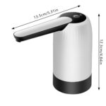 Automatic USB Rechargeable Drinking Water Pump Portable Electric Dispenser for 5-Gallon Bottles with Intelligent Touch Operation - Image 2