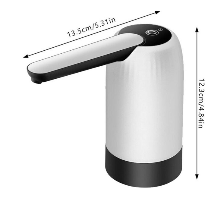 Automatic USB Rechargeable Drinking Water Pump Portable Electric Dispenser for 5-Gallon Bottles with Intelligent Touch Operation - Image 2
