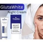 Gluta White Night Cream 50ml | Advanced Brightening & Anti,Aging Formula with Glutathione & Vitamins