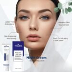Gluta White Night Cream 50ml | Advanced Brightening & Anti,Aging Formula with Glutathione & Vitamins - Image 3