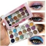 Mocallure 18 Color Glitter Kit, High Pigment Glitter Makeup Palette for Eyes, Lips & Face