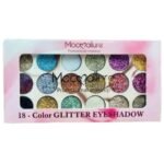 Mocallure 18 Color Glitter Kit, High Pigment Glitter Makeup Palette for Eyes, Lips & Face - Image 4