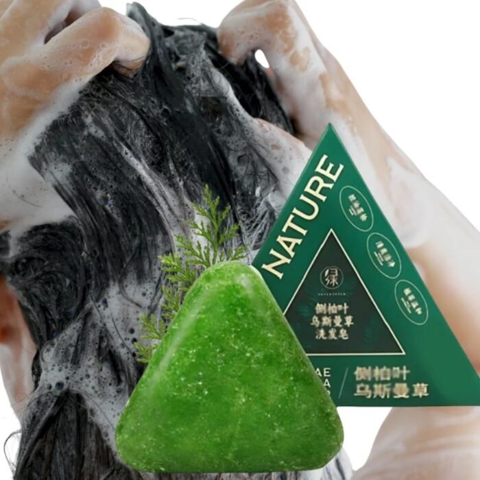 Nature Triangle Shampoo Bar 50g, Plant-Based Herbal Hair Growth Shampoo Bar for Hair Fall & Scalp Care - Image 5