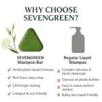 Nature Triangle Shampoo Bar 50g, Plant-Based Herbal Hair Growth Shampoo Bar for Hair Fall & Scalp Care - Image 6