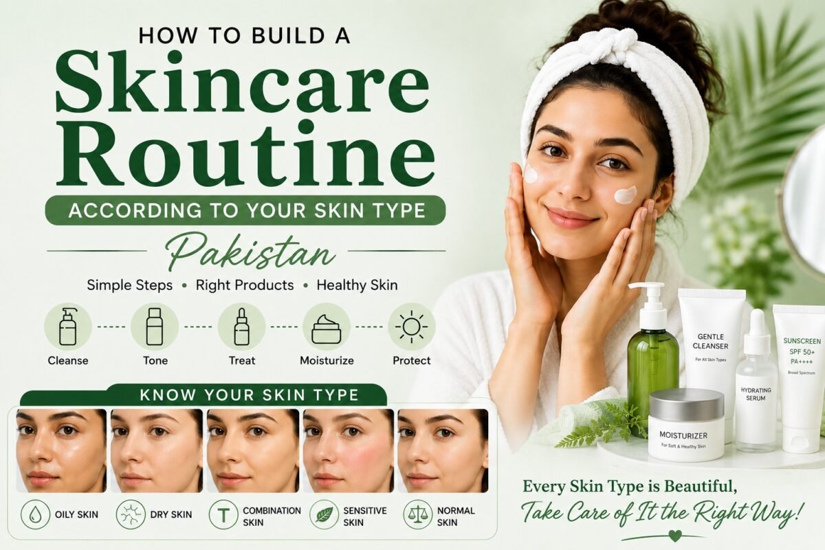 How to build a skincare routine according to skin type in Pakistan