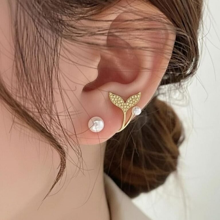 Korean Fish Tail Earrings 1